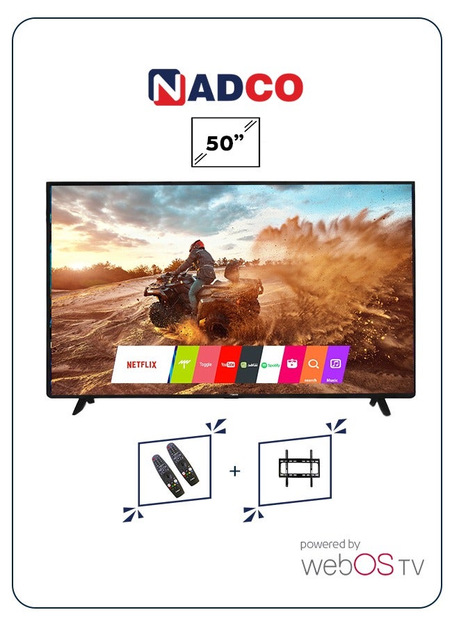 Nadco 50 Inch -TV Flat Smart   - WebOS - 4K Ultra HD - NC-50T4K - Image 1